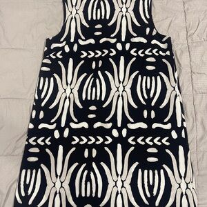 H&M Black and White Graphic Mini Dress